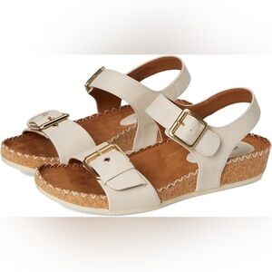 Eurosoft Gypsy Bone Wedge Sandals